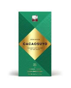 Cacaosuyo Chuncho Cuzco 70% Dark Chocolate, 70g
