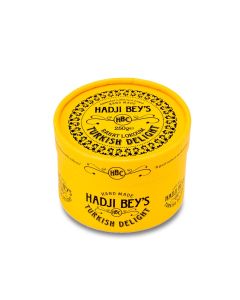 Hadji Bey Turkish Delight - Mixed Orange, Lemon and Rose flavours, 250g Gift Box