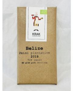 Krak Belize Peini Plantation, 70% Dark Chocolate, 80g